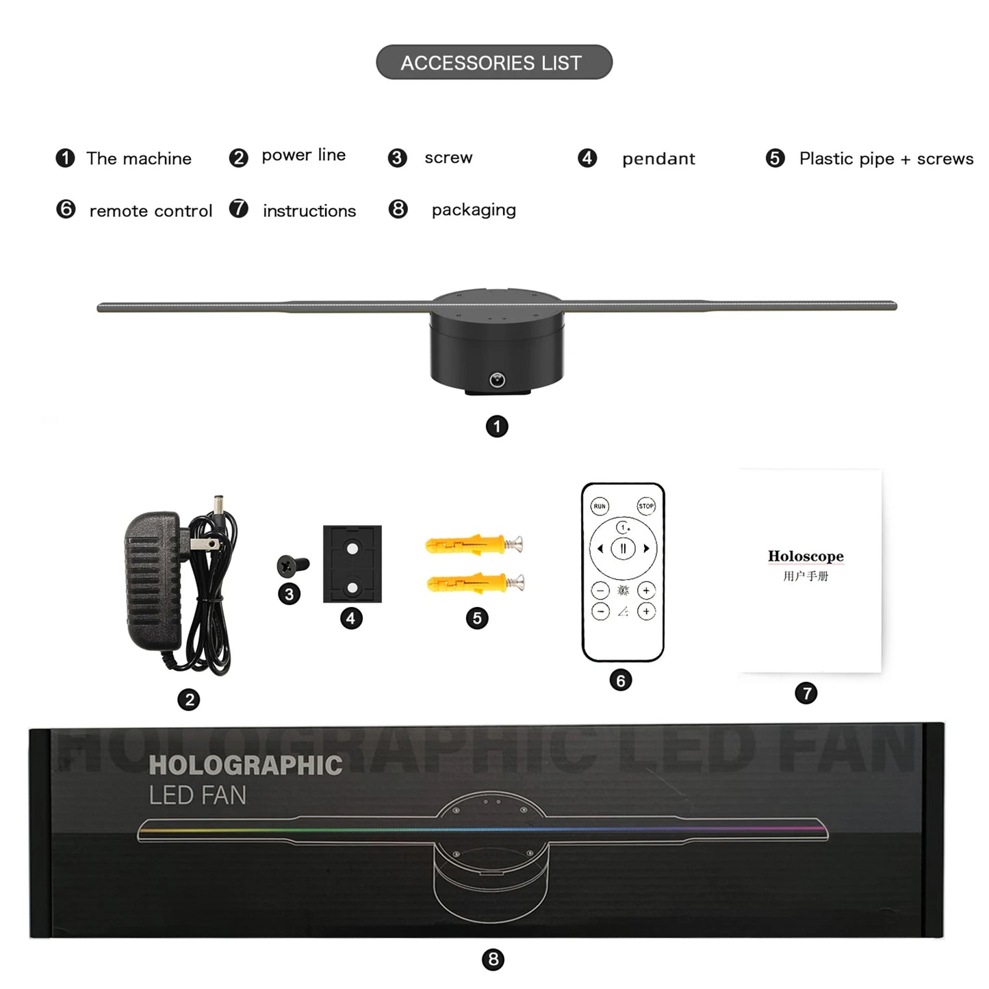 Flexi HoloFan: Custom LED Display & Ad Projector