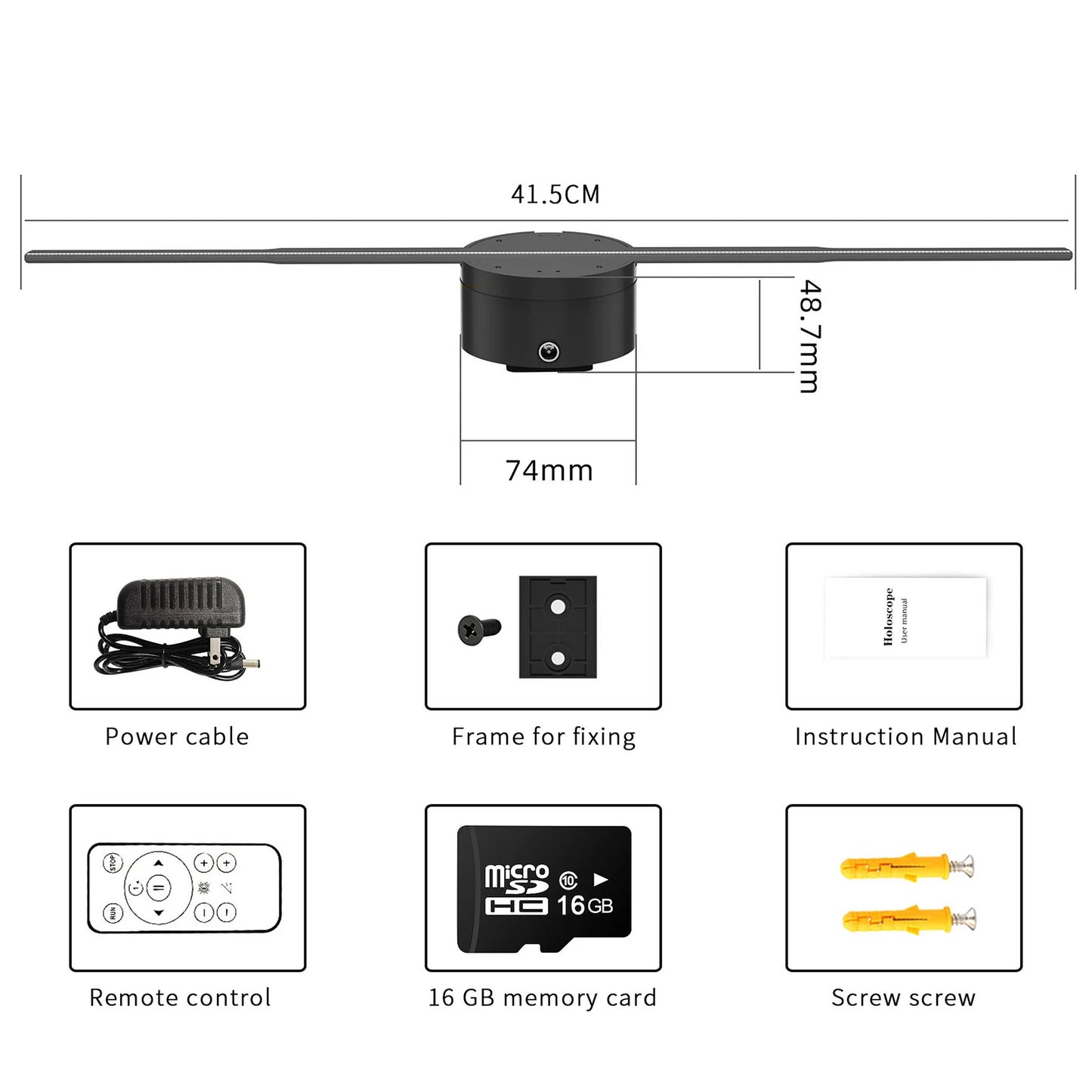 Flexi HoloFan: Custom LED Display & Ad Projector