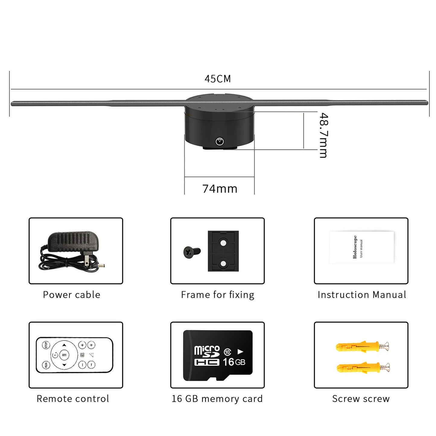 Flexi HoloFan: Custom LED Display & Ad Projector