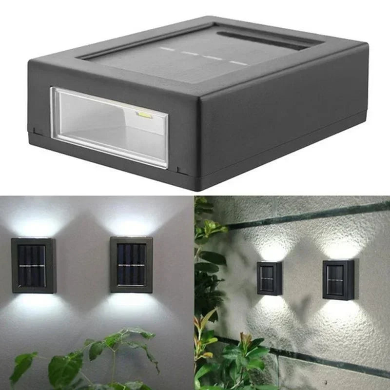 SolarGlow Wall Light: Eco-Friendly & Weather-Resistant