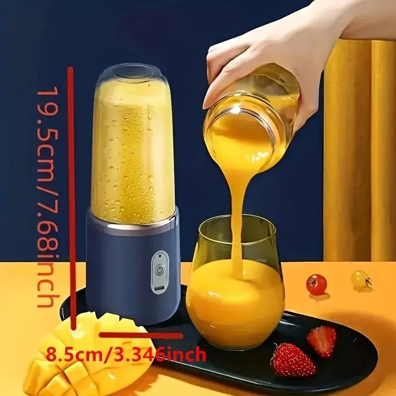 Portable Double Cup Multifunction USB Fruit Mixers Juicers